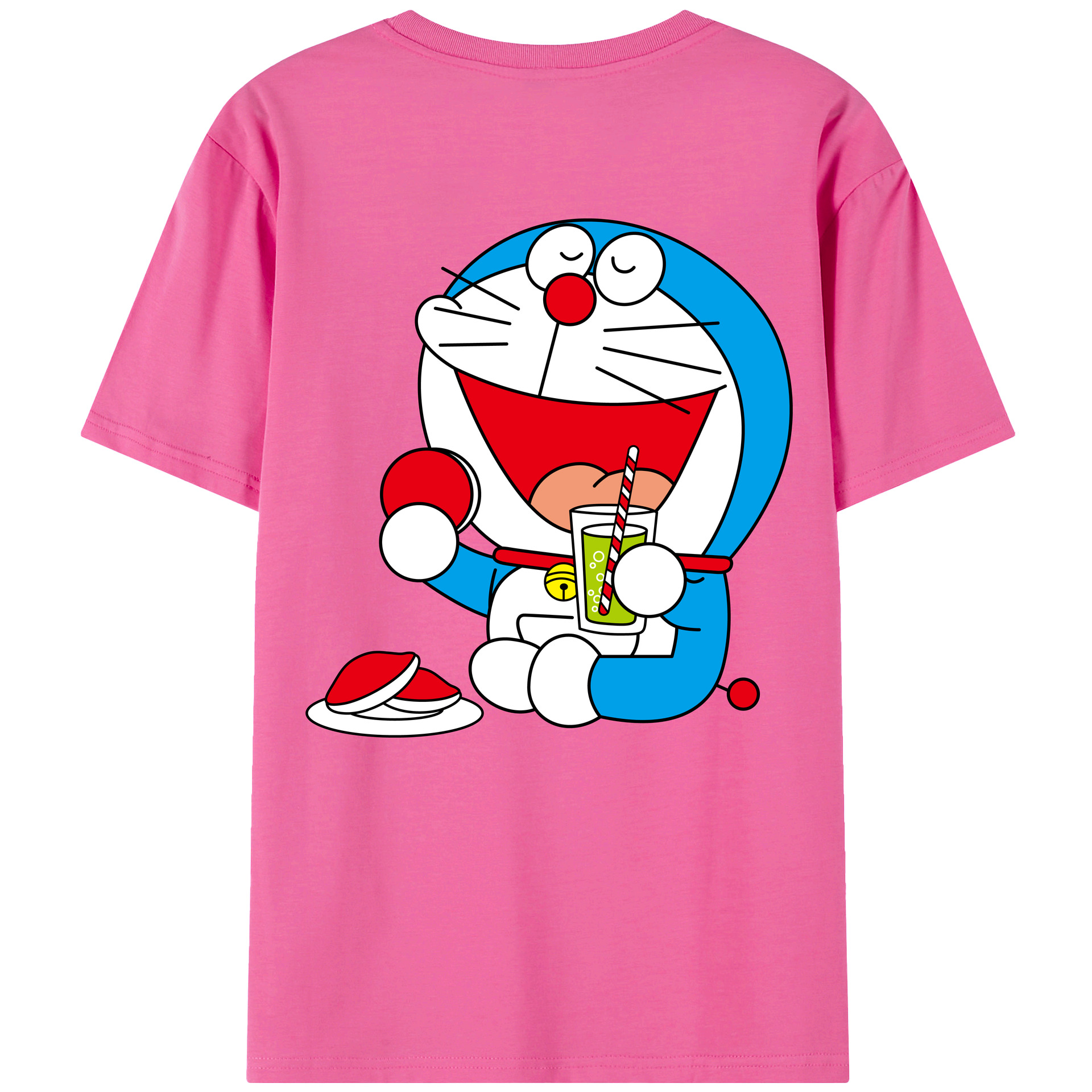 （画像用） ドラえもん Doraemon レディース半袖Tシャツ(バックプリント)